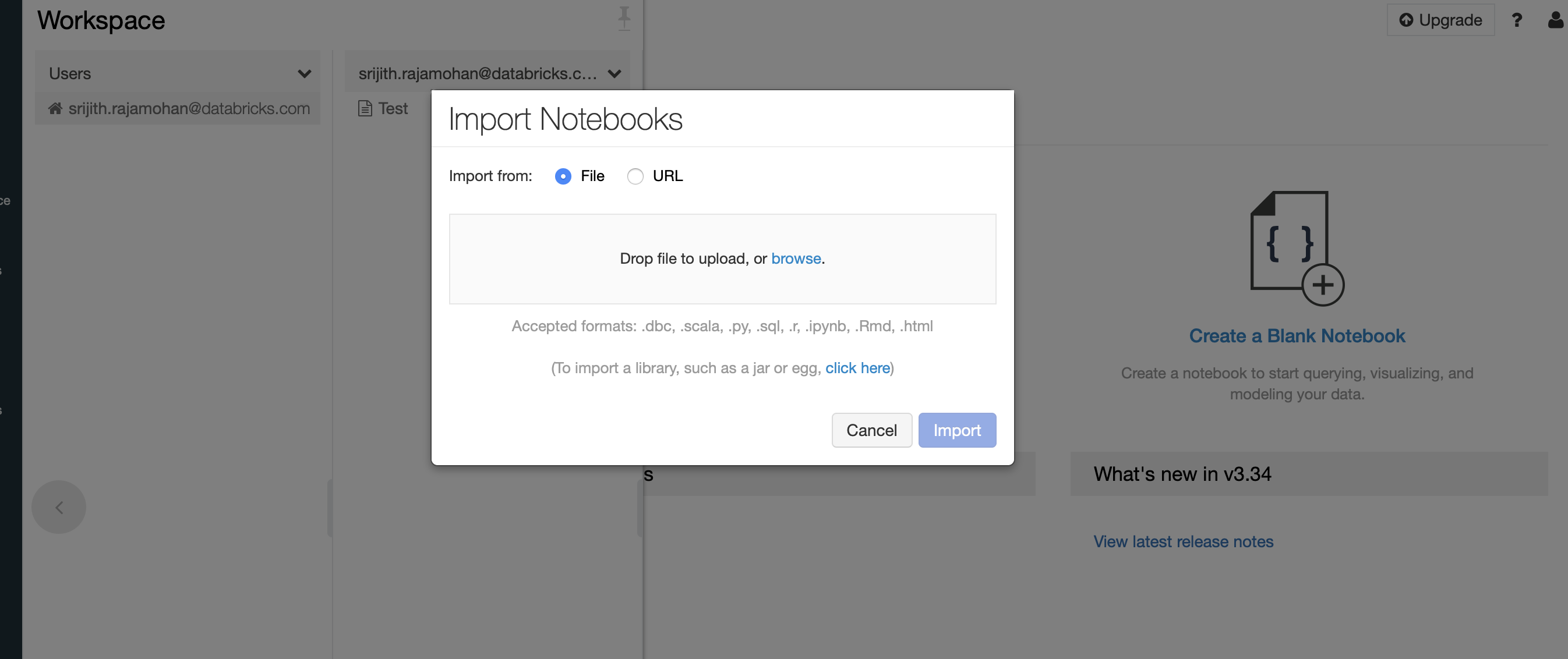 Import notebooks